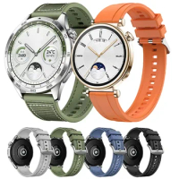 22mm Silicone+Woven Strap for HUAWEI WATCH GT4 46mm Watch 4/3 Pro Smartwatch Band for Huawei Watch GT Runner Belt Accessories