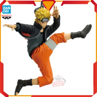 Original Anime Figure Naruto Uzumaki VIBRATION STARS Shippuden 4.0PVC Toys Bandai BANPRESTO Action Figure Doll Collector Gift