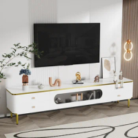 TV Stand,TV Console with Storage,Elegant Entertainment Center TV Media Console Table,TV Cabinet suitable for Living Room,White