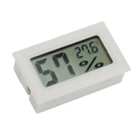 Digital Thermometer Hygrometer Mini LCD Humidity Meter Freezer Fridge Temperature for -50~70 Coolers Aquarium