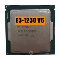 Xeon E3-1230V6 CPU 3.50GHz 8M LGA1151 E3 1230 V6 Quad-core Desktop E3-1230 V6 processor Free shipping E3 1230V6