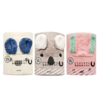 【甜心公主】珊瑚絨 動物造型毛巾 超吸水毛巾(成人兒童皆適用/瞬吸快乾/可愛造型)