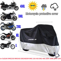 For SUZUKI RMZ250 RMZ450 DRZ400SM RMZ 250 450 DRZ 400 2004-2008 2010-2016 Motorcycle Cover Waterproof All Season Dustproof UV