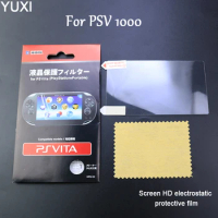 YUXI 10pcs For Psvita PS Vita PSV 1000 Console Clear Protective Film LCD Screen Protector HD Anti-static Film
