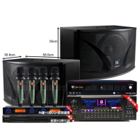 【金嗓】歡唱劇院超值組 K2F+VA-2200HA5+JBL Ki112+YAKO AD-100(免費到府安裝)