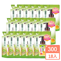 【OP】天然茶酚洗手慕絲補充包300ml-敏弱肌適用(18入/箱)