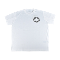 BURBERRY圓標LOGO棉質寬鬆短袖T恤(男款/白)