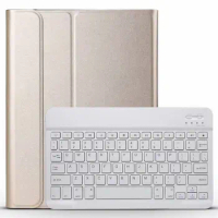 30pcs/lot For iPad 2019 10.2 inch 7th Gen 2 in 1 Detachable Wireless Bluetooth Keyboard Leather Case For iPad 9.7 2018 2017