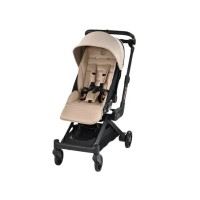 Orbit Baby M 便攜式折疊360旋轉嬰兒手推車可坐可躺新生兒四輪避震 杏色 睡藍