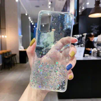 Glitter Phone Cover For VIVO Y78 Plus Y36 5G V27E S16E V27 pro Y02 Y16 Y77e Y77 Y55S Shockproof Starry Sky Soft TPU Phone Case