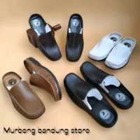 sandal sepatu bustong pria kulit asli