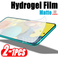 Front 1-2PCS Matte Screen Protector Hydrogel Film For Samsung Galaxy A71 A51 5G UW 4G A31 A21 A21s A11 A 71 51 21 21s Protection