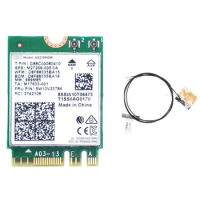 WI-FI 6E Bluetooth 5.2 For AX210 Dual Band 3000Mbps M.2 Wireless Card AX210NGW 2.4G/5G 802.11Ax With IPEX Antenna