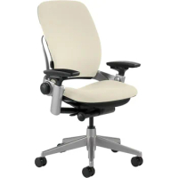 Steelcase Leap Office Chair - Ergonomic Work Chair with Wheels for Carpet Flooring - Work Chair Supports Unique Body Shape - wit