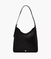 Fossil Dillon Leather Hobo Bag Black Tas Wanita ZB11091-001