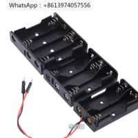 50Pack Battery box No.5/No.7 AA/aaa, 2-section, 3-section, 4-section series connection, with DuPont terminal male lead power box