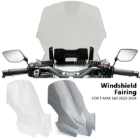 New Motorcycle Windshield Windscreen Fairing Wind Deflector For YAMAHA TMAX560 TMAX 560 T-MAX560 T-Max 560 2022 2023 2024