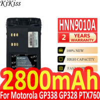 2800mAh KiKiss Powerful Battery HNN9010A For Motorola GP338 GP328 PTX760 Walkie-talkie Explosion