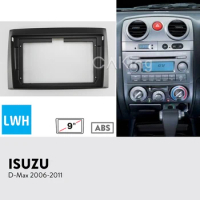 9 inch Car Fascia Radio Panel for Isuzu Alterra 2006-2011 Dash Kit Install Facia Console Bezel Plate 9inch Trim Adapter Cover
