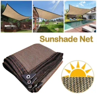 Outdoor Patio Sun Shade Sail Garden Anti-UV Sunshade Net Balcony Sun Shelter Gazebo Swimming Pool Awning Car Canopy
