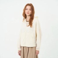 【GIORDANO 佐丹奴】女裝抗UV涼感連帽外套 G-Motion Tennis系列(03 奶白)