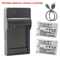 NB-7L Battery or Charger for Canon PowerShot G10 G11 G12 SX30 IS