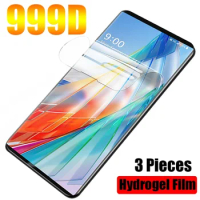 3PCS Full Cover Hydrogel Film For LG Wing/ Velvet/ G7 thinQ Clear Screen Protector HD High Quality Film For LG Wing 5G Not Glass