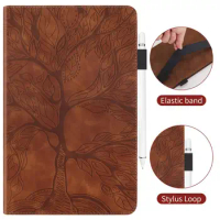For Samsung Galaxy Tab A 10.5 2018 SM-T590 SM-T595 T597 Stand 3D Tree Embossed Tablet Funda for Samsung Galaxy Tab A 10 5 Case