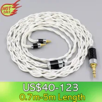 LN008129 Graphene 7N OCC Silver Plated Type2 Earphone Cable For Sennheiser IE40 Pro IE40pro