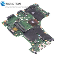 NOKOTION GL553VW Mainboard For ASUS ROG GL553 GL553V GL553VW Laptop Motherboard With I5/I7 CPU GTX960M