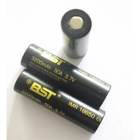 Asli BST 18650 Lithium ion li-ion boleh dicas semula 3.7V 4.2V 3200mAh 50A bateri prestasi kuasa longkang tinggi untuk gimbal