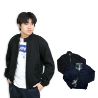 【RALPH LAUREN】Ralph Lauren 質感夾克 無帽 外套 刺繡logo 內裏格紋 縮口 polo 暗袋(夾克 無帽外套9725)
