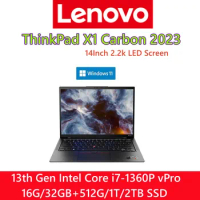 Lenovo ThinkPad X1Carbon 2023 Laptop Intel i7-1360P vPro 16G/32GB+512G/1T/2TB SSD 14Inch 2.2k/2.8k OLED Notebook Computer PC