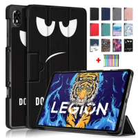 Etui For Lenovo Legion Y700 Case 8.8 inch Tablet 2022 Funda For Lenovo Legion Y700 Cover PU Leather Hard PC Shell + Stylus Pen