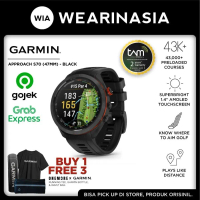 Garmin Approach S70 47mm Black Smartwatch Golf GPS Original Garansi Jam Tangan Layar Touchscreen