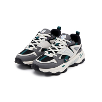 FILA Fantacy 男厚底運動老爹鞋-灰/米 1-C304Z-414