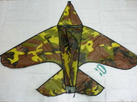 飛機造型風箏 迷彩立體飛機風箏 布面骨架全碳籤維120cm x 85cm(特大)/一組入(定180)