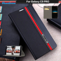 Book Case For Samsung Galaxy C9 Pro Flip Case Pu Leather Phone Bag Case For Samsung Galaxy C9 C9000 Soft Tpu Silicone Back Cover