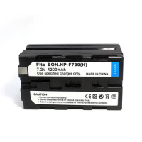 NP-F730 Camera Battery for Sony NP-F330 NP-F530 NP-F570 NP-F750 Hi-8 GV-D200 D800 TRV81 SC55 L50