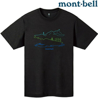 Mont-Bell Wickron 中性款 排汗衣/圓領短袖 1114475 LongTrack BK 黑