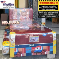 Full Set Ori . Springbed 2in1 American Pillo Beautyland ( Sorong / Twin ) 90 / 100 / 120 / 140 100x2