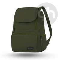 Tas Sekolah MONZA Canvas Backpack Tas Perempuan Tas Kuliah Ransel Kecil Army