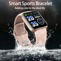 D28 Smart Watch For Men And Women, Sports Fitness Tracker, Heart Rate And Blood Pressure Monitor, Waterproof Digital Bracelet