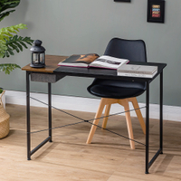 威瑪索 簡約書桌/辦公桌/工作桌/附掀蓋式桌面收納-(2色)