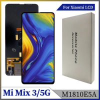 High Quality Super AMOLED For Xiaomi Mi Mix 3 LCD Display Touch Screen Digitizer Assembly For Xiaomi Mi Mix 3 5G M1810E5A LCD