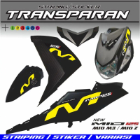 STRIPING MOTOR MIO M3 / TRANSPARAN STIKER MIO 125 M3 MIO Z VARIASI STIKER TRANSFARAN / STIKER
