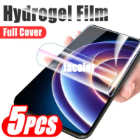 5PCS Hydrogel Film For Xiaomi Redmi Note 12R 12S 12 Turbo 12T Pro Note12 Screen Gel Protector Note12Pro 12 Pro+ Not Safety Glass