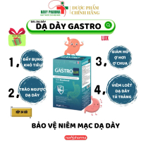 Gel DẠ DÀY - GASTRO LUX - Đầy bụng, khó tiêu, giúp giảm acid dịch vị - Giảm ho, ợ hơi, ợ chua, đau t
