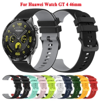 22mm Strap For Huawei Watch GT4 GT 4 3 2 2e GT3 Pro 46mm Silicone Strap Smartwatch Band For Huawei 4 Pro GT2 Pro Bracelet Belt