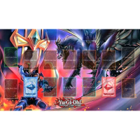 YUGIOH Playmat With Zone Custom Print Mousemat, Board Games Cards Playing Card Games Table Pad Tarot MAT For DTCG YGO MGT TCG